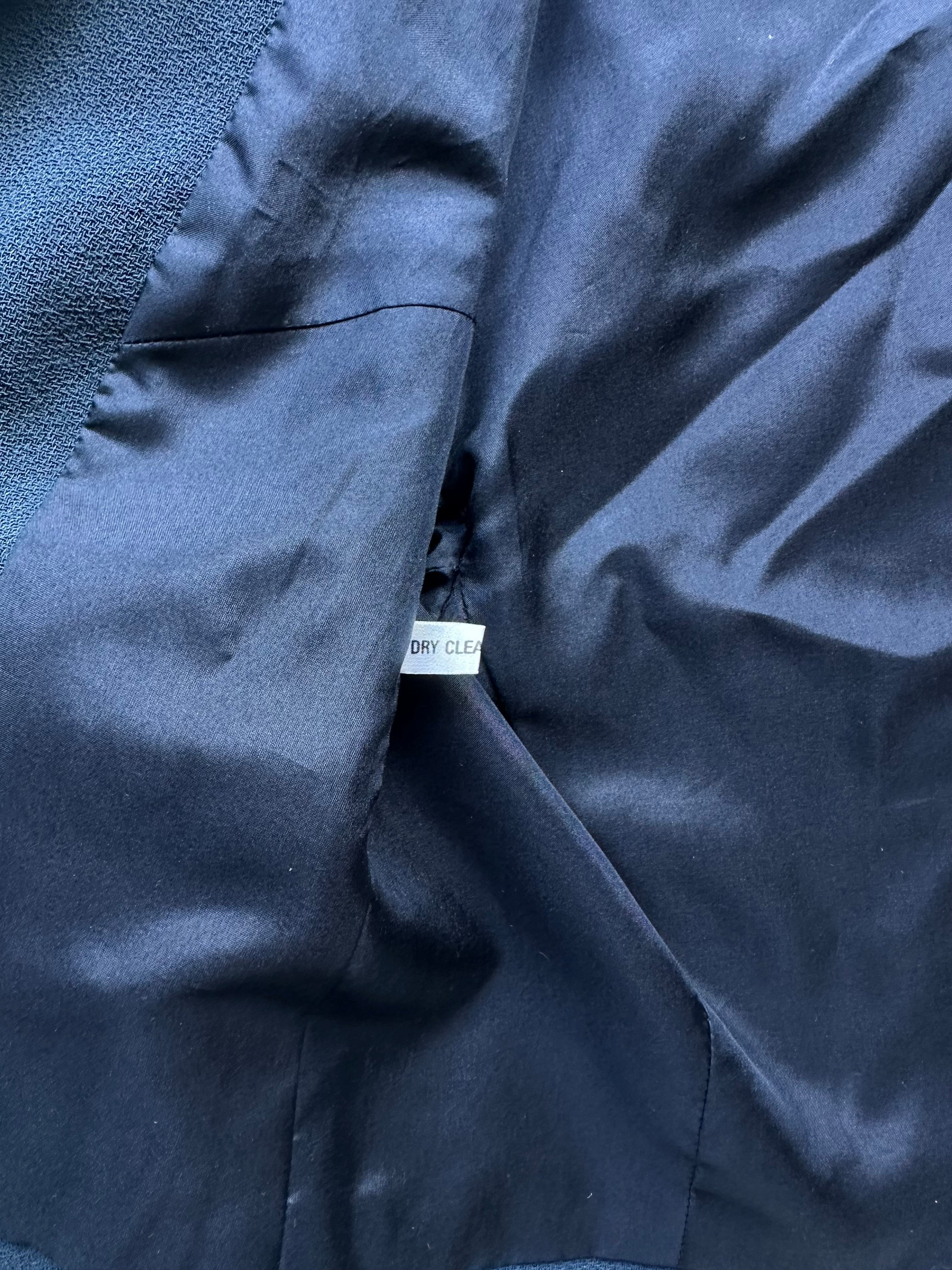 Chloé — Cropped Wool Crepe Blazer, c. 1990s