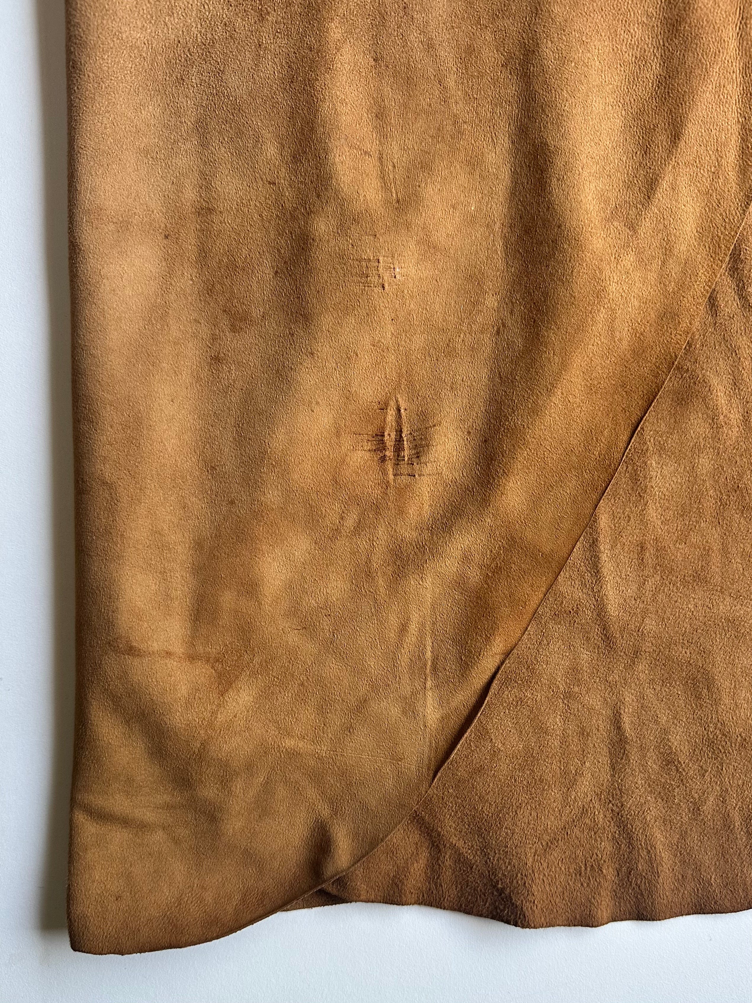 Gianni Versace — Suede Wrap Skirt, c. 1988–1993