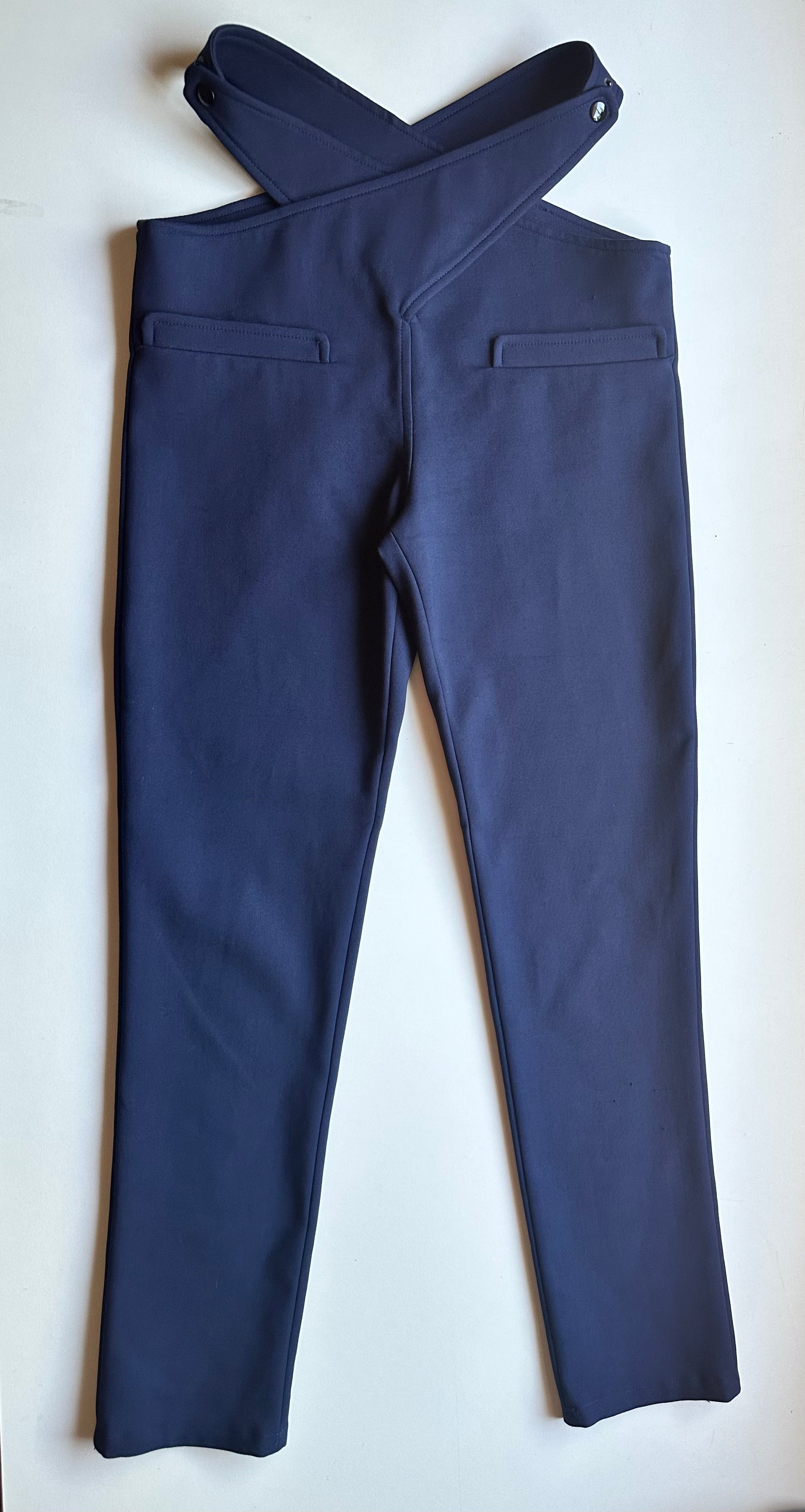 Courrèges Paris — Crossover Waistband Trousers, c. 1988–1995