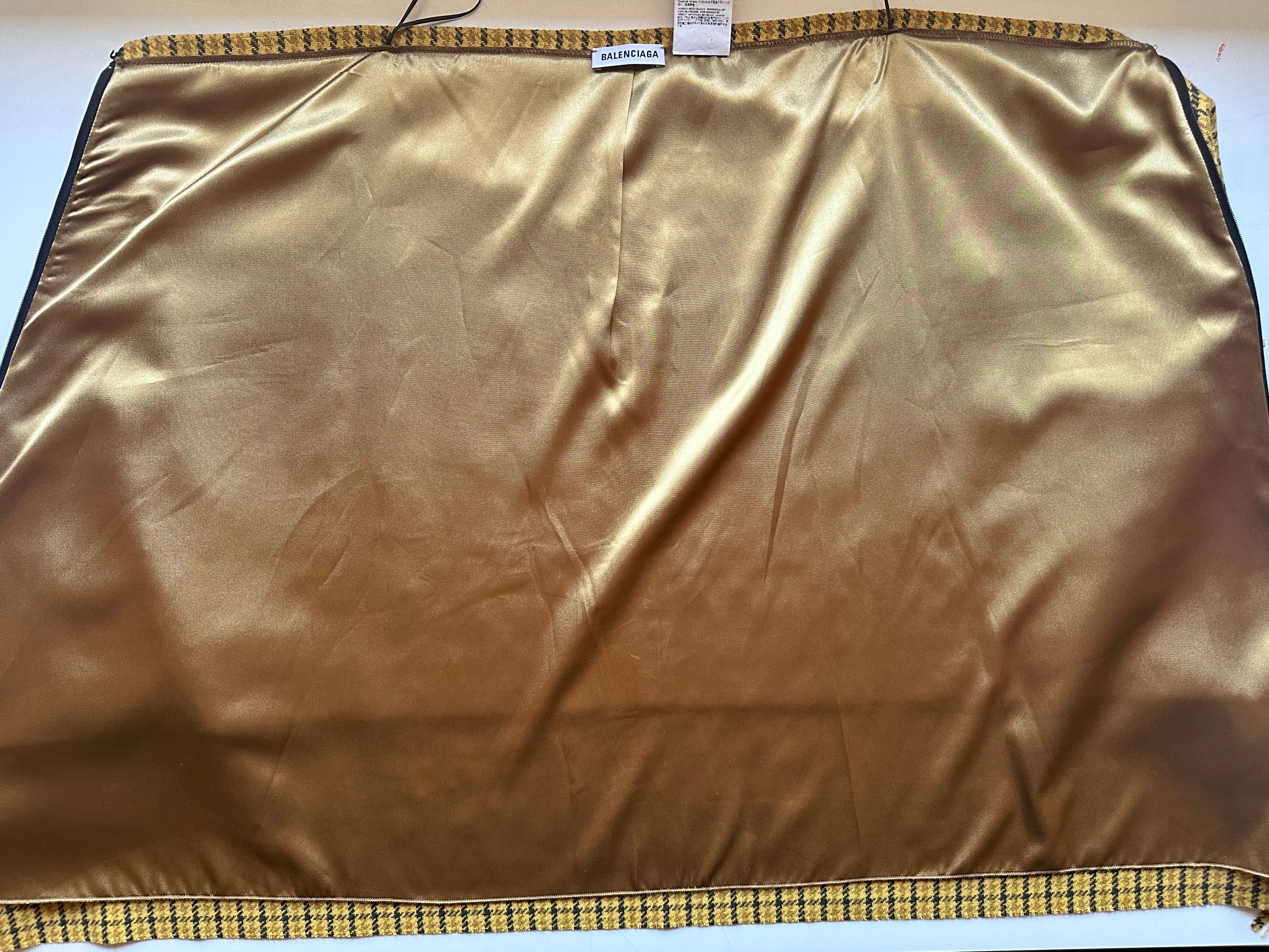 Balenciaga — Macro Houndstooth Wrap Skirt, c. 2017