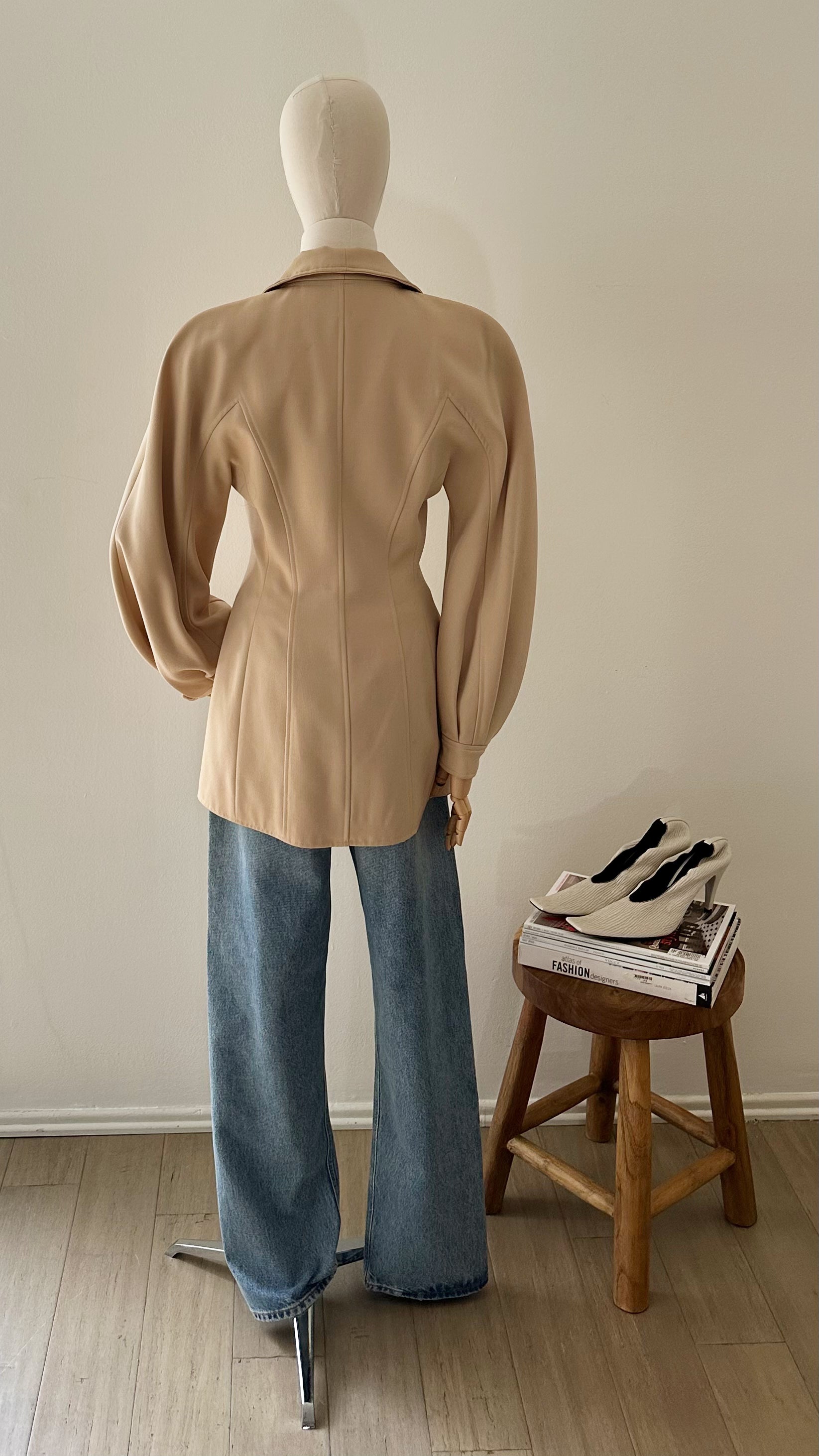 Christian Dior Coordonnés, Camel Wool Blazer, c. 1985–1990
